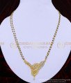 BBM1007 - Latest Modern Short Diamond Mangalsutra Design 1 Gram Gold Jewelry Online 