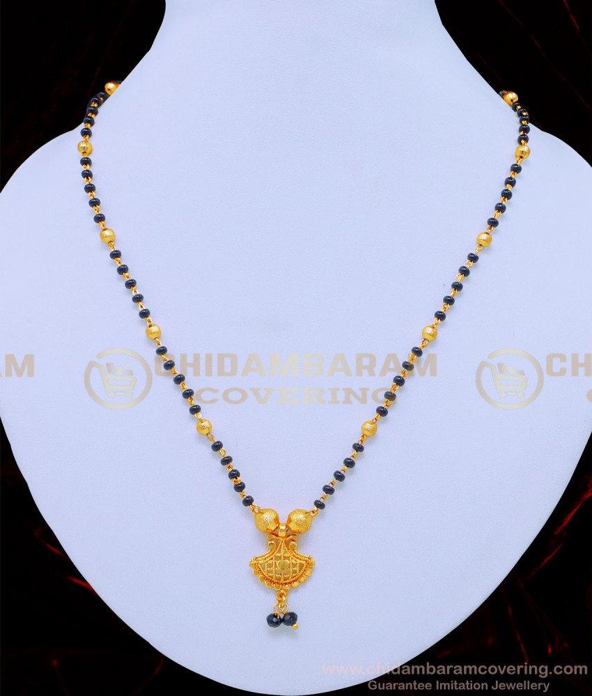 BBM1009 - New Gold Mangalsutra Locket Design Fancy Short Mangalsutra for Women 