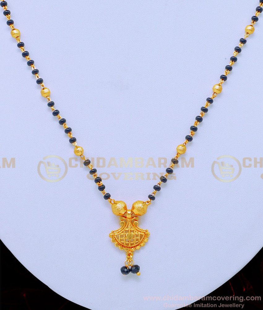 BBM1009 - New Gold Mangalsutra Locket Design Fancy Short Mangalsutra for Women 