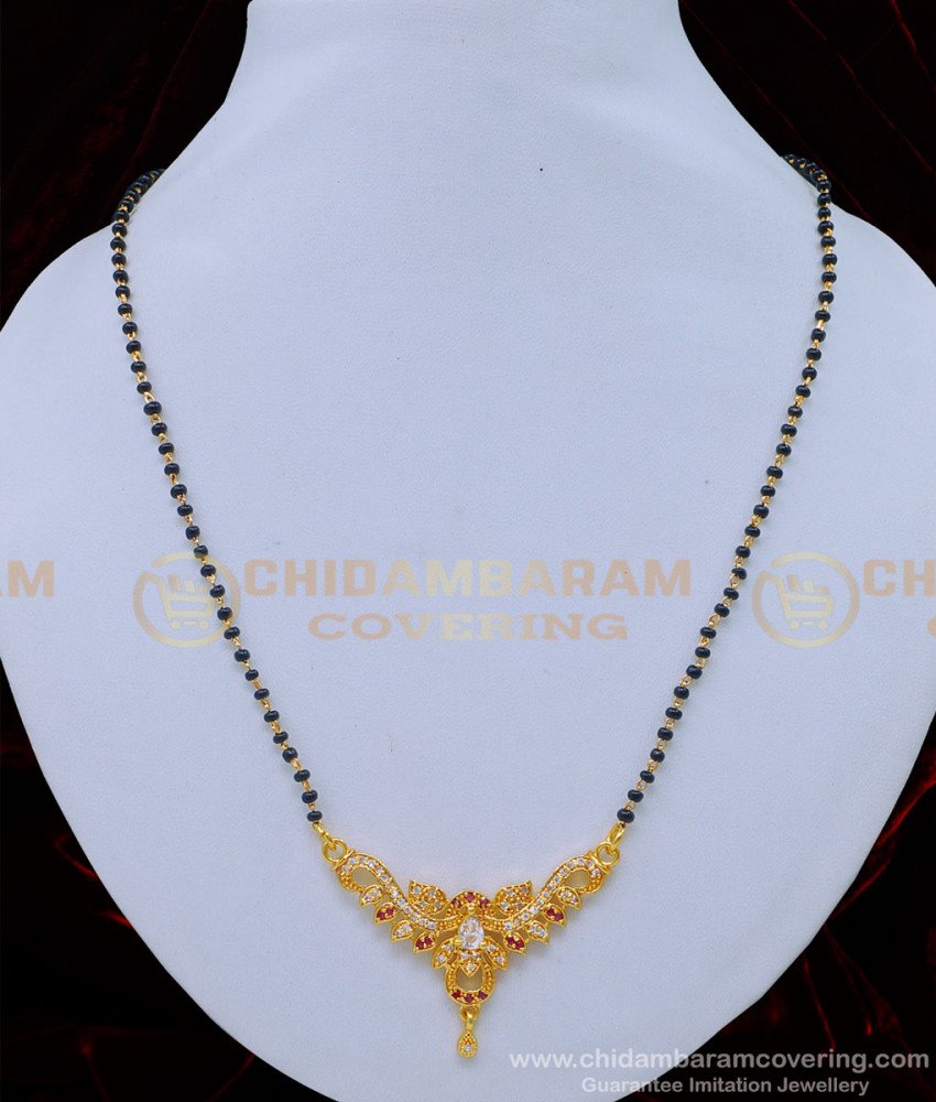 black beads chain, short mangalsutra, gold mangalsutra, new model mangalsutra, traditional mangalsutra, indian mangalsutra, indian thali, 