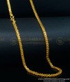 Leaf Design One Gram Gold Plated Chain Online