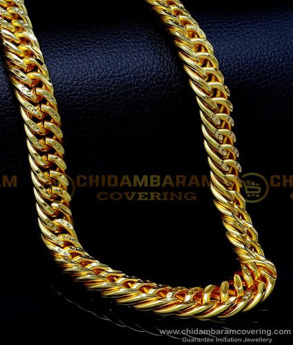 SHN115 - Heavy Daily Use 2 Gram Gold Short Chain Design for Man