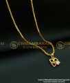 SCHN212 - Latest Diamond Stone Gold Casting Pendant Chain Artificial Jewellery Online