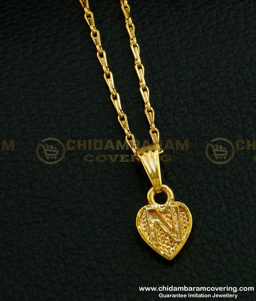 gold plated pendent chain, men's necklace,