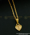 gold plated pendent chain, men's necklace,