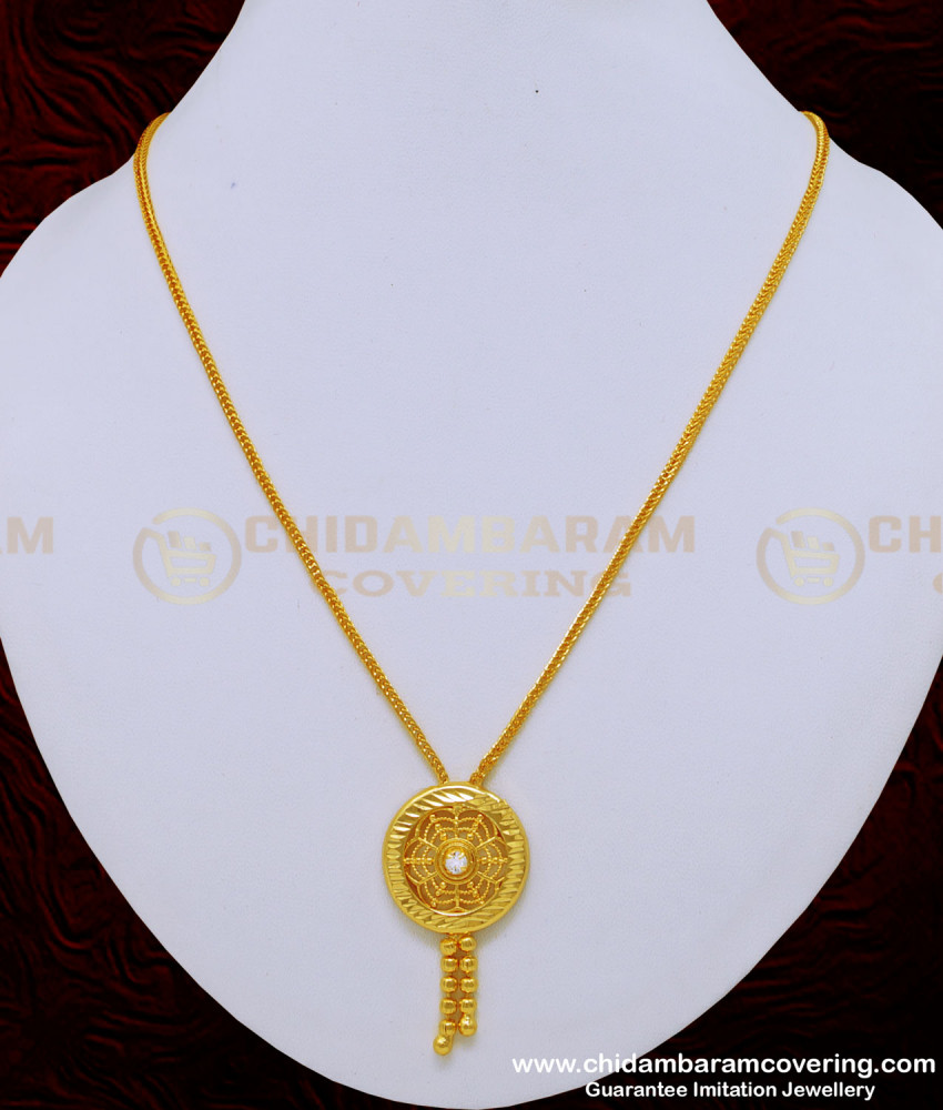 gold covering locket chain, white stone dollar chain, gold locket design,