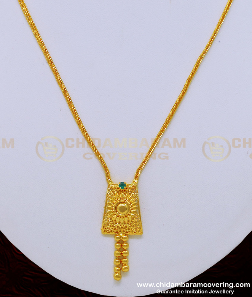 gold covering jewellery, white stone dollar chain, gold locket design,