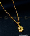 dollar chain, pendant chain, small pendant chain, small dollar chain, one gram gold pendant chain, gold pendant chain, 