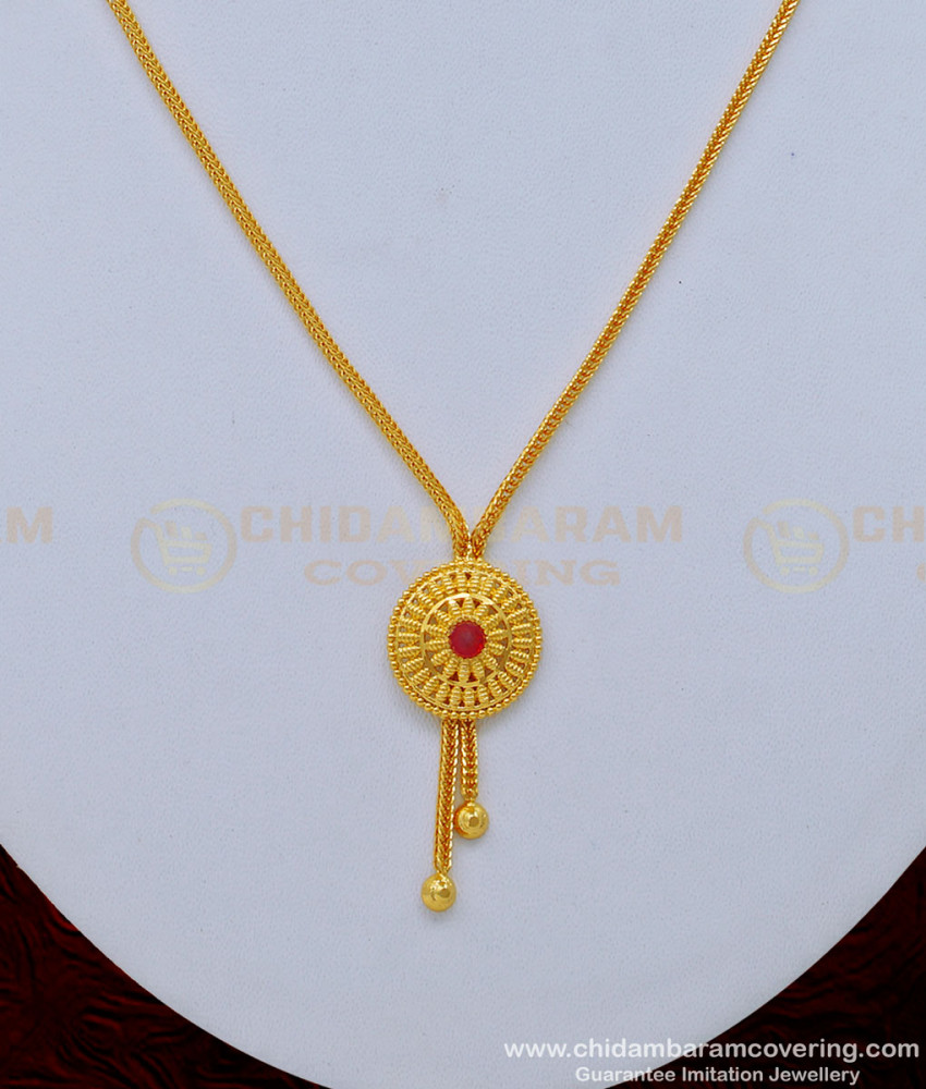 gold covering jewellery, white stone dollar chain, gold locket design, one gram gold short chain, gold plated dollar chain, pendant chain, 