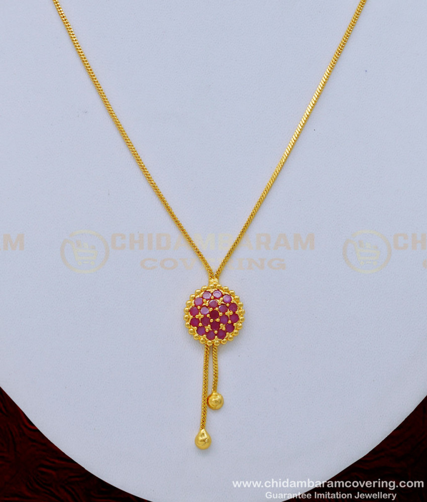 gold covering jewellery, white stone dollar chain, gold locket design, one gram gold short chain, gold plated dollar chain, pendant chain, 