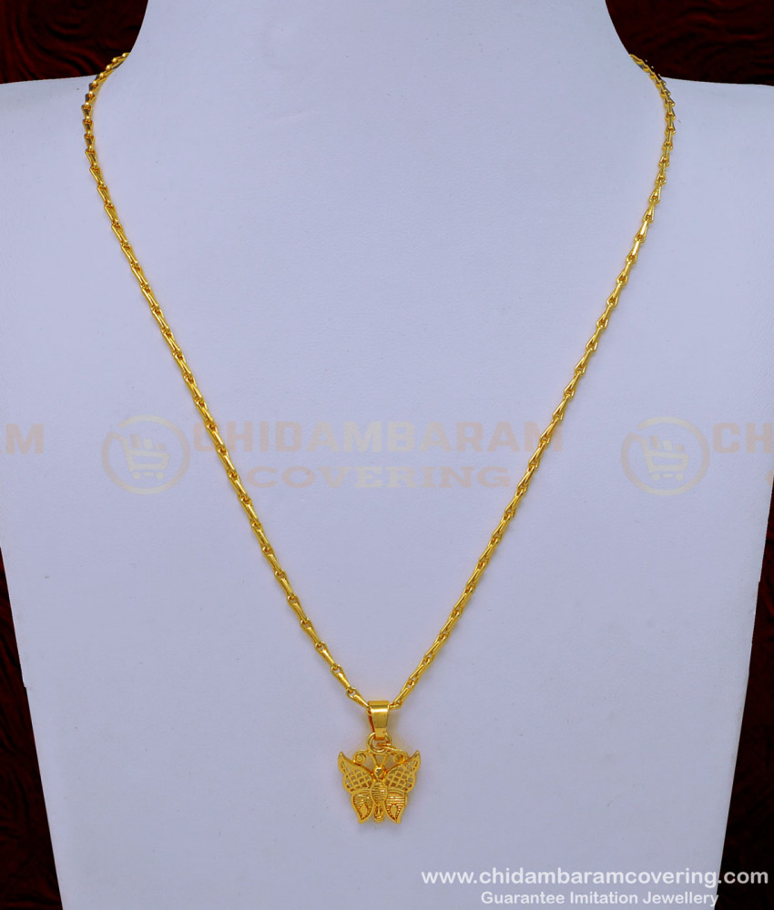 dollar chain, pendant chain, small pendant chain, small dollar chain, one gram gold pendant chain, gold pendant chain, 