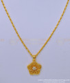 dollar chain, pendant chain, small pendant chain, small dollar chain, one gram gold pendant chain, gold pendant chain, flower pendant, stone pendant, dollar chain, 