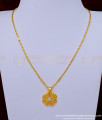 dollar chain, pendant chain, small pendant chain, small dollar chain, one gram gold pendant chain, gold pendant chain, flower pendant, stone pendant, dollar chain, 