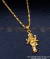 Lakshmi dollar chain gold, lakshmi dollar design, gold lakshmi dollar chain designs, 1 gram gold lakshmi pendant chain, lakshmi pendnat design