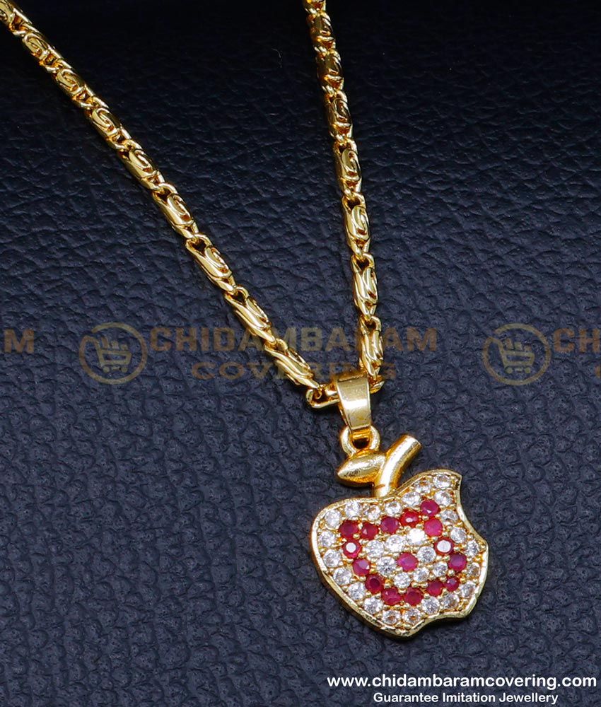 stone dollar chain, pendant chain, small pendant chain, stone dollar chain, one gram gold pendant chain, gold pendant chain, flower pendant, stone pendant, dollar chain, 