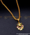 ganesh pendant gold, ganesha pendant designs, ganpati pendant, Gold Plated Chain with Guarantee, Women gold plated chain with pendant, 1 gram Gold Plated Chain, 1gm Gold Plated jewellery online, Short Chain with pendant designs, Gold plated jewellery with guarantee, Gold Dollar Chain Designs for Fem