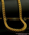 SHN060 - Heavy Gold Chain Design Cuban Link Chain for Men One Gram Gold Men Necklace Online 