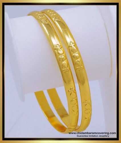 BNG642 - 2.8 Size Original Impon Plain Bangles Design Online