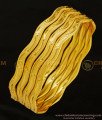 BNG315 - 2.8 Size Latest Curve Designs Gold Inspired Bangles Designs 4 Bangles Set Best Price Buy Online
