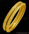 BNG331 - 2.4 Size New Pattern Gold Look Thin Bangles Design Gold Plated Jewellery Online