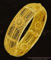 BNG336 - 2.6 Size Exclusive Gold Pattern Bangle Single Kada Flower Design Bangle for Wedding