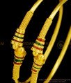 BNG365 - 2.4 Size Unique Party Wear Gold Plated Kambi Bangles Indian Fashion Jewelry