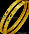 BNG373 - 2.8 Size New One Gram Forming Gold Enamel Bangles Design Indian Wedding Bangles Set Online