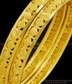 BNG386 - 2.4 Size New Pattern Real Gold Design Guaranteed Micro Gold Plated Bangles for Female