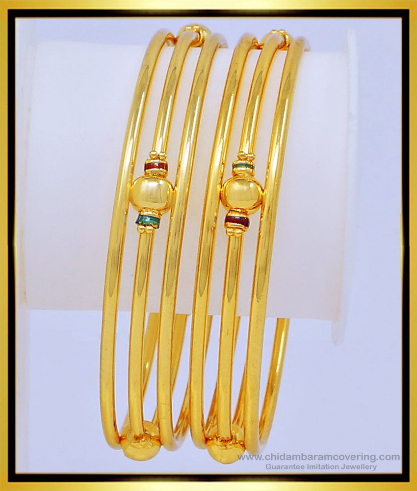 bangles gold design, one gram gold bangles, covering bangles, valayal,kambi valayal,