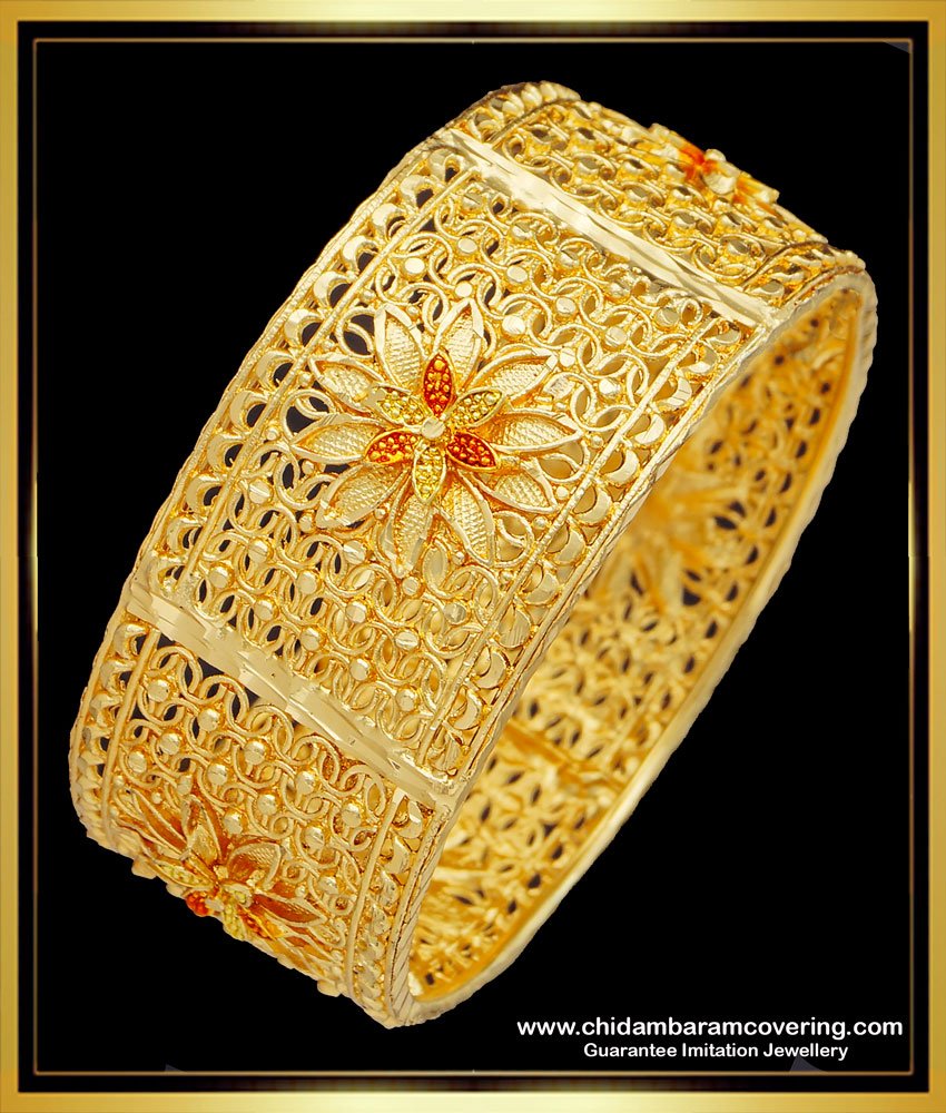 indian wedding bangles, bridal bangles, heavy gold bangles design, broad bangle, kada banglea, big bangles in gold,