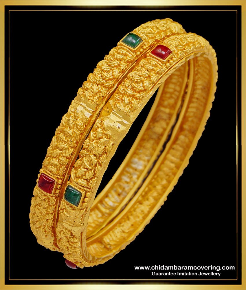 nagas bangles, nagas kemp stone jewellery, temple jewellery, Lakshmi nagas bangles, antique bangles, temple jewellery nagas bangles, one gram gold jewellery, 1 gram gold jewelry, 