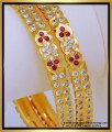 BNG558 - 2.6 Size Traditional Bridal Wear First Quality Gold Design Impon Bangles for Women  