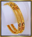 BNG565 - 2.10 Size Latest Stunning Gold Bangles Design Enamel Bangles Gold Plated Jewellery