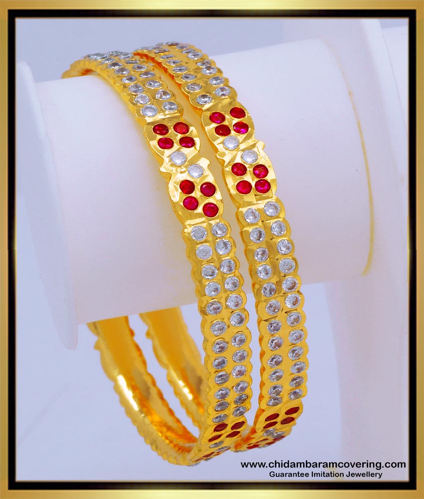 impon bangles, stone bangles, 