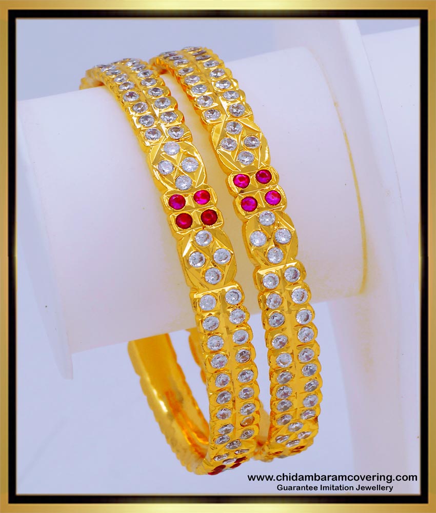 impon bangles, stone bangles, 