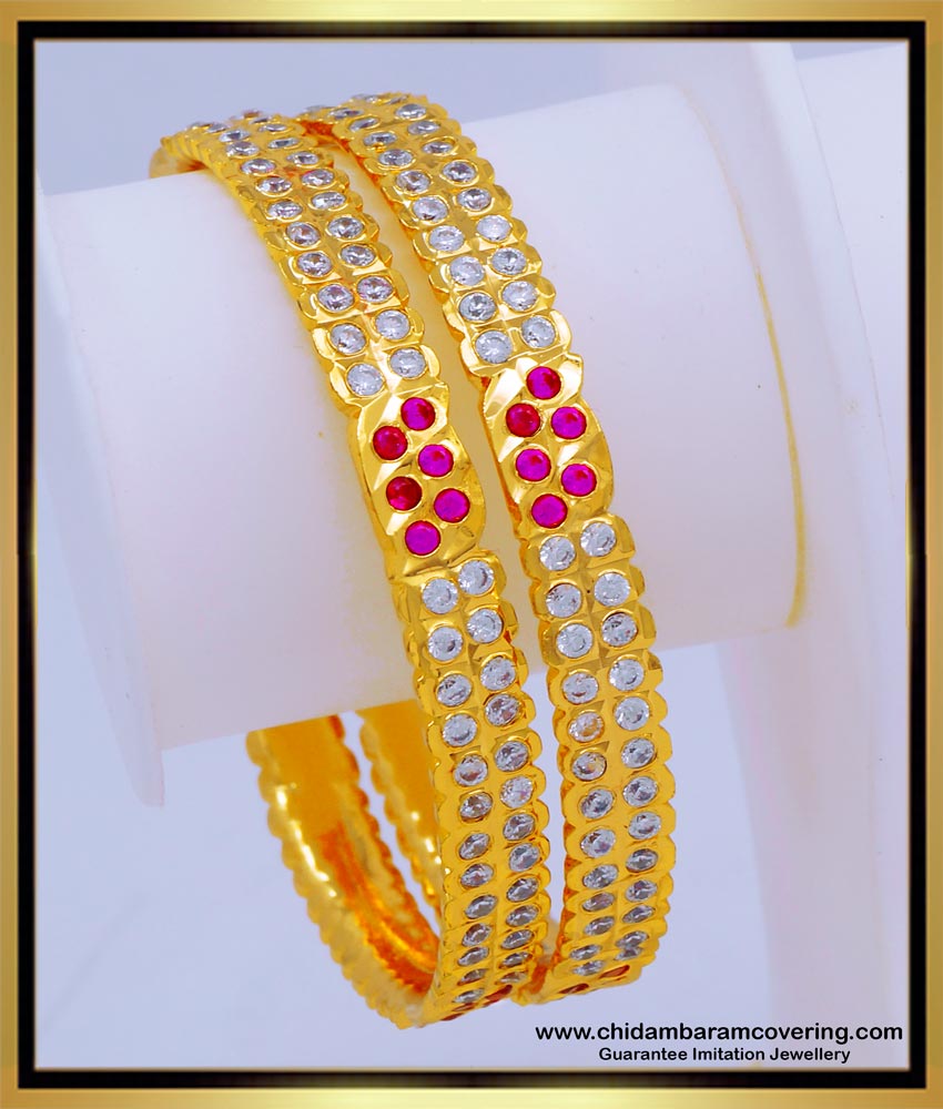 impon bangles, stone bangles, 