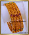 Premium Quality Temple Bangles Set for Women 