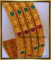 Premium Quality Bridal Wear Temple Bangles Set 