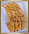 traditional antique gold bangles set of 4 pieces for Wedding