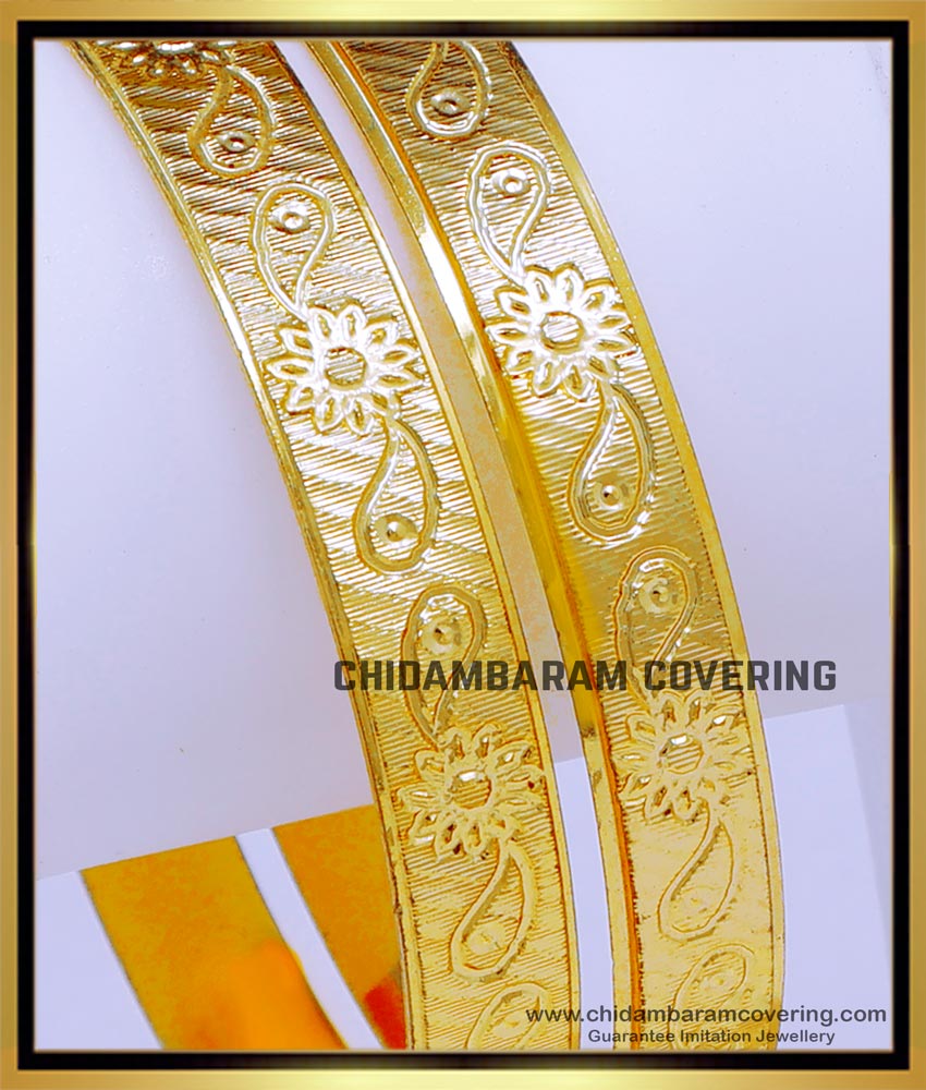 gold plated bangles, 1 gram gold plated bangles, bangles with price, gold chori, vala design gold covering bangles, gold bangles design, daily use bangles, 