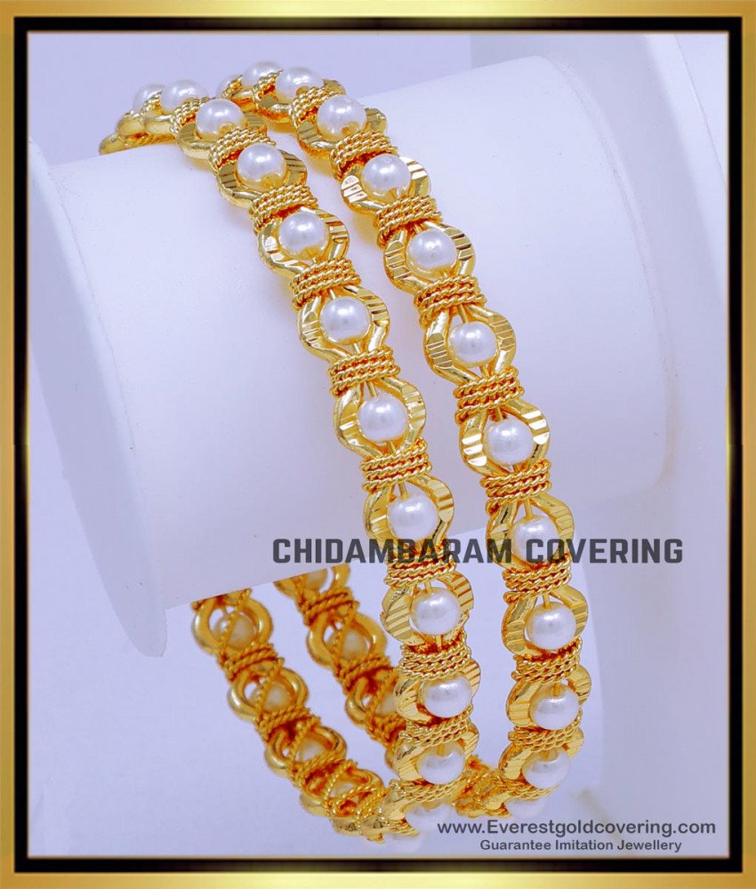 one gram gold jewellery online, imitation jewellery website, one gram gold jewellery online, 1 gram gold plated jewellery, 1 gram gold jewellery, pearl bangles, traditional pearl bangles, Traditional pearl bangles in india,