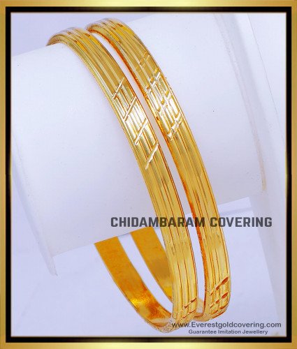 BNG857 - 2.8 Latest Gold Designs Impon Bangles Online Shopping