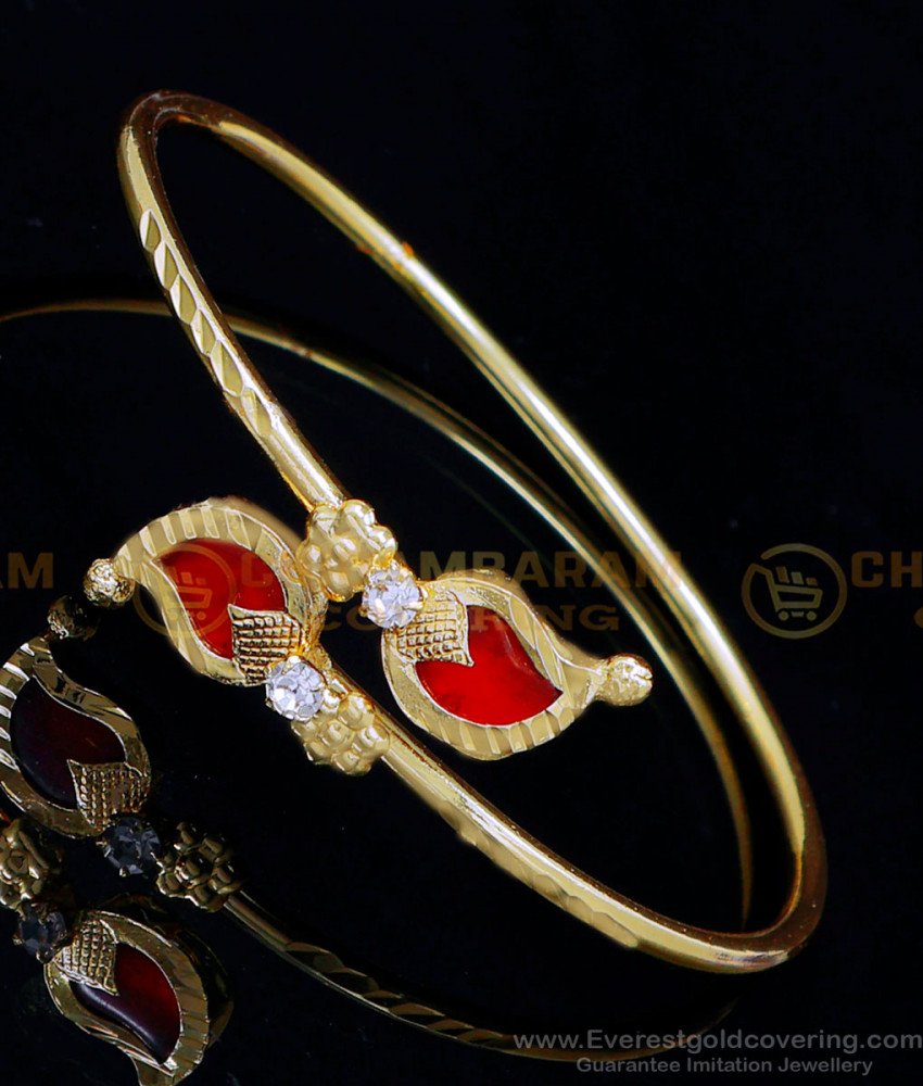 palakka bracelet, palakka bracelet online, Women palakka bracelet, Palakka Bangle online, Palakka bracelet price, Palakka bracelet gold, Palakka bracelet gold design, traditional jewellery of kerala online, palakka mango bracelet, Palakka mango bracelet price