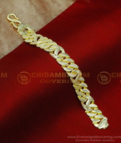 BCT558 - Real Gold Design Forming Gold Hand Chain for Men