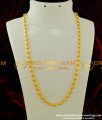 CHN073 - Latest One Gram Gold Kerala Mani Mala Designs Chain Gold Mohan Mala Design Buy Online