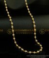 CHN139 - One Gram Gold Pearl Mala Indian Imitation Jewellery Pearl Chain Online