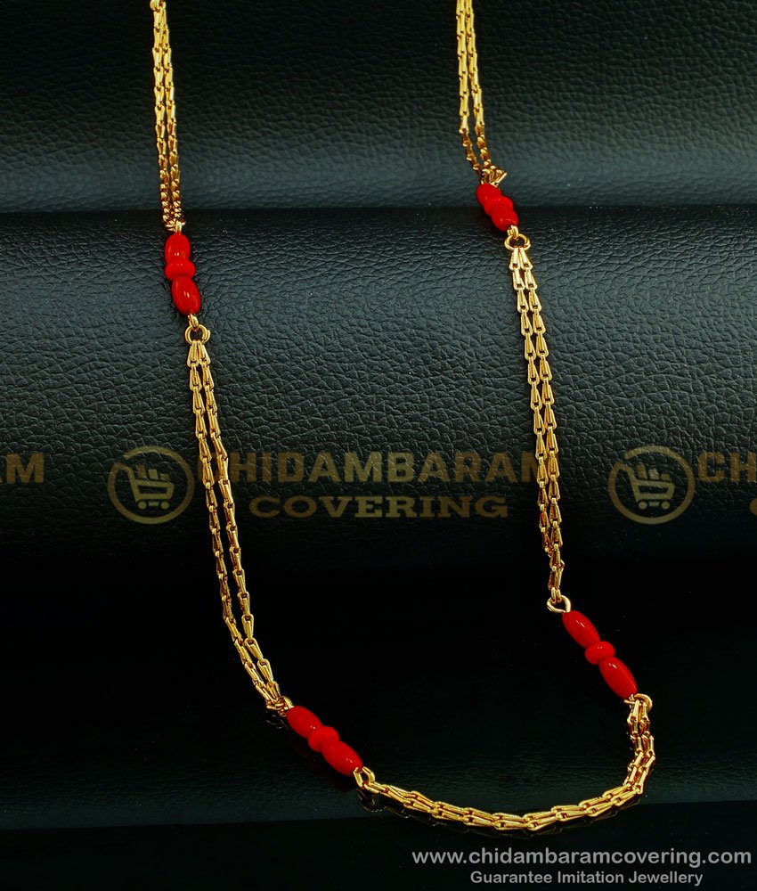 two line chain, 2 line chain, rettai vadam chain,