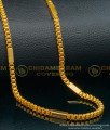 CHN231 - 24 Inches New Model Regular Use One Gram Gold Chain for Men 