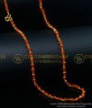 gold chain with red beads, red beads necklace indian designs, red beads jewellery, crystal chain, long beads chain, gold chain design for regular use,