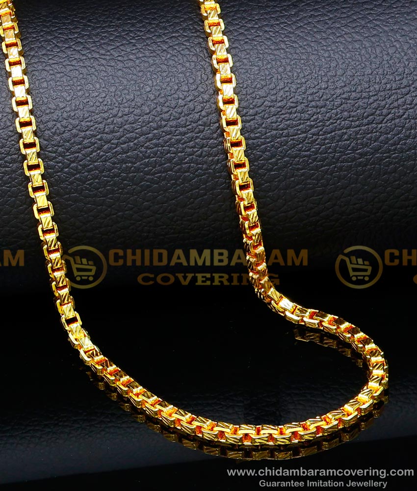 1 gram gold covering chain, Gold covering chain price,  gold covering chain online shopping, artificial gold chain for ladies, 2 gram gold plated chain, gold covering chain with price